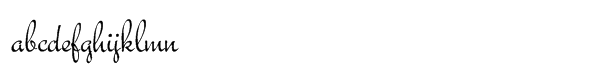 Bella Donna Regular Font LOWERCASE