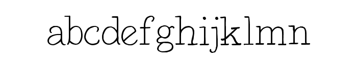 BelleWest-Regular Font LOWERCASE