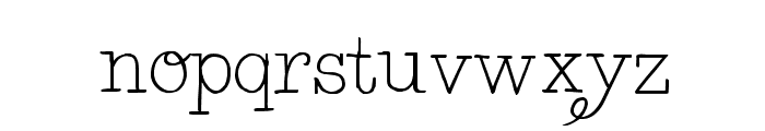 BelleWest-Regular Font LOWERCASE