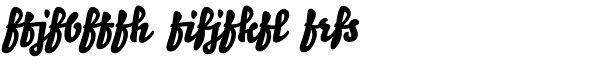 Bello Script Ligatures Font OTHER CHARS