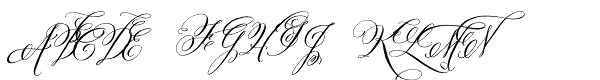 Belluccia Stylistic Font UPPERCASE