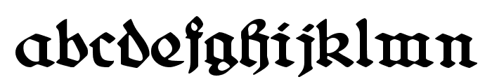 Belwe Gotisch Font LOWERCASE