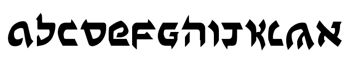 Ben-Zion Font LOWERCASE