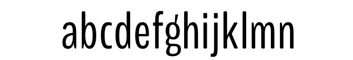 BenchNine Regular Font LOWERCASE