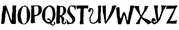 Bensgothic Font LOWERCASE