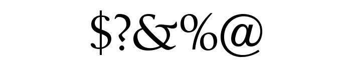 BensonOldStyleOpti-Medium Font OTHER CHARS