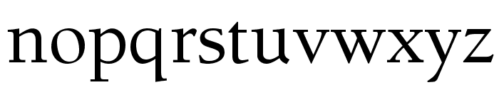 BensonOldStyleOpti-Medium Font LOWERCASE