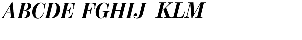 Benton Mod Disp Bold Italic Font UPPERCASE