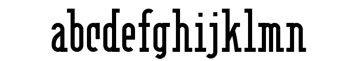 Berlin Email Serif Semibold Font LOWERCASE