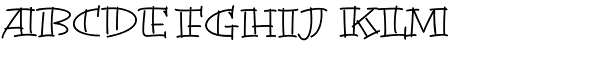 Bermuda LPStd-Open Font LOWERCASE