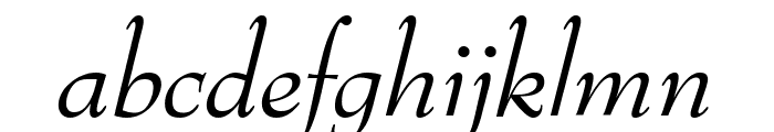 Bernhard Modern Italic BT Font LOWERCASE