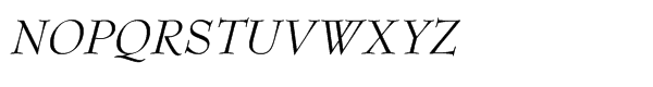 Bernhard Modern Std B EF Italic Font UPPERCASE
