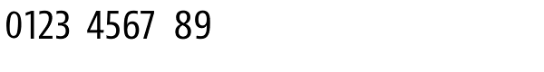 Bernino Sans Condensed Regular Font - What Font Is