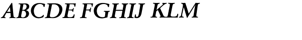 Berstrom DT Bold Italic Font UPPERCASE
