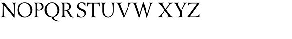 Berstrom DT Roman Font UPPERCASE