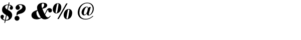 Berth Bodoni Pro Bold Italic Font OTHER CHARS