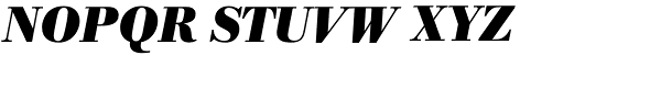 Berth Bodoni Pro Bold Italic Font UPPERCASE