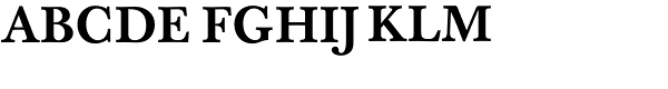 Berthold Baskerville Book Medium Font UPPERCASE