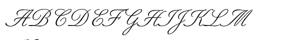 Berthold-Script® Std Regular Font UPPERCASE