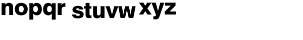 Berthold Standard BQ-Bold Font LOWERCASE