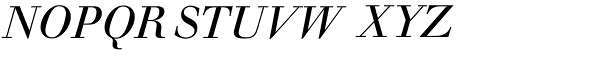 Berthold Walbaum Book Italic Font UPPERCASE