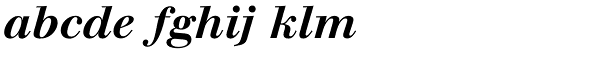 Berthold Walbaum Book Medium Italic Oldstyle Figures Font LOWERCASE