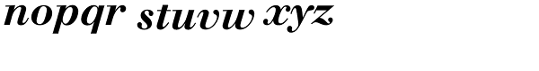 Berthold Walbaum Book Medium Italic Oldstyle Figures Font LOWERCASE