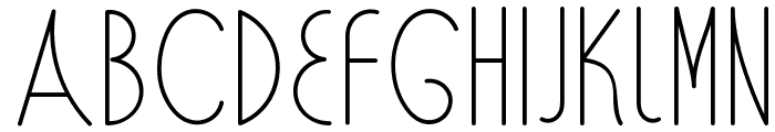 Bertica Regular Font UPPERCASE
