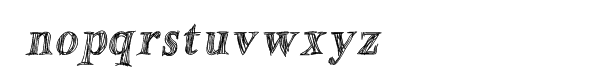 Betabet Italic Font LOWERCASE