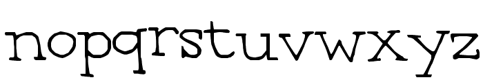 Betsystype Font LOWERCASE