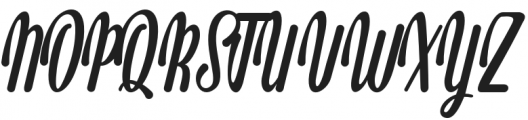 Bettaria Script Regular otf (400) Font UPPERCASE