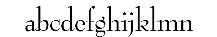 Bernhard Modern Font LOWERCASE
