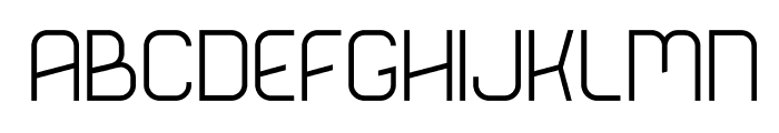 Bender-Thin Font UPPERCASE