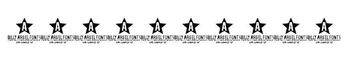 BILLY ARGEL FONT Font OTHER CHARS
