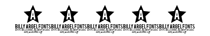 BILLY ARGEL FONT Font OTHER CHARS