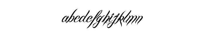 BILLY ARGEL FONT Font LOWERCASE