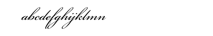 Bickham Script Pro Font LOWERCASE
