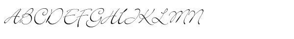 Bickley™ Script Std Font UPPERCASE