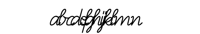 BienchenSAS-Italic Font LOWERCASE