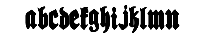 Biergrten Condensed Font LOWERCASE