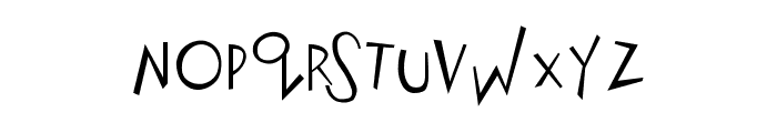 Big-Fish-Ensemble Font LOWERCASE