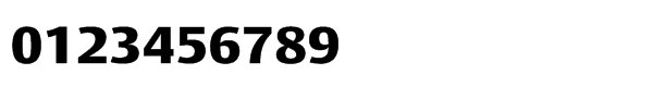Big Vestaâ„¢ Std Black Font OTHER CHARS