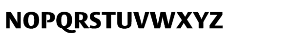Big Vestaâ„¢ Std Black Font UPPERCASE