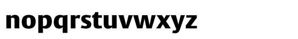 Big Vestaâ„¢ Std Black Font LOWERCASE