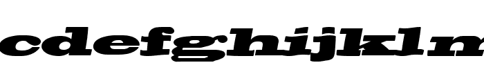BigSwingingSlabS-Italic Font LOWERCASE
