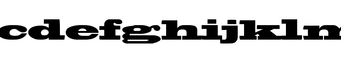 BigSwingingSlabS Font LOWERCASE