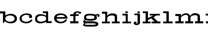 Biggen Font LOWERCASE