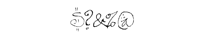 Bilbo-hand-fine Font OTHER CHARS