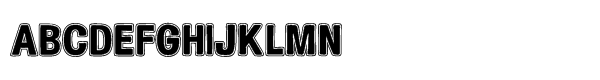 Billboard Std Semibold Font UPPERCASE