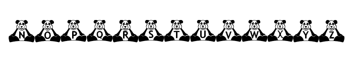 BillyBears Panda Font LOWERCASE
